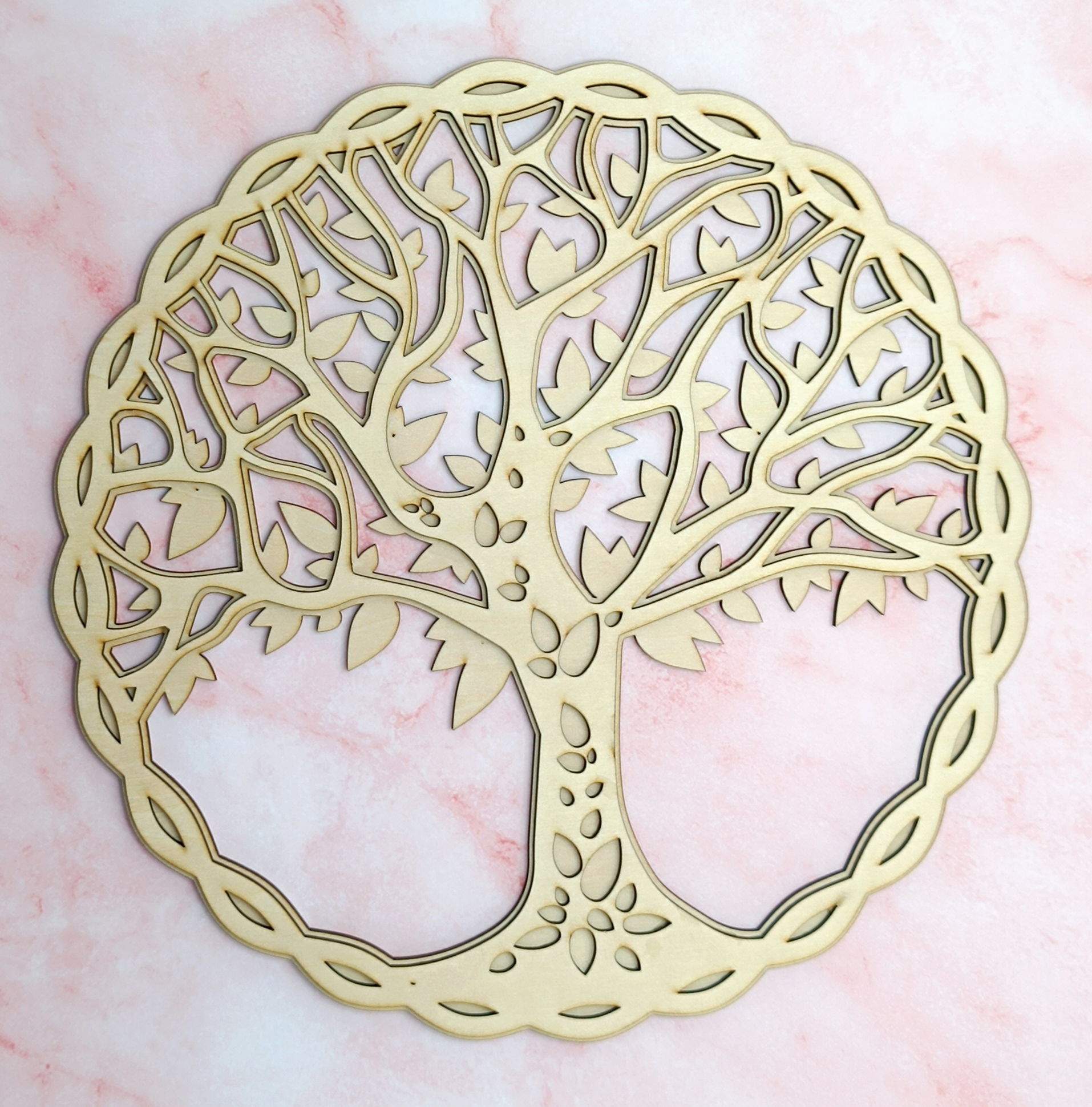 Arbre de vie en bois 2D