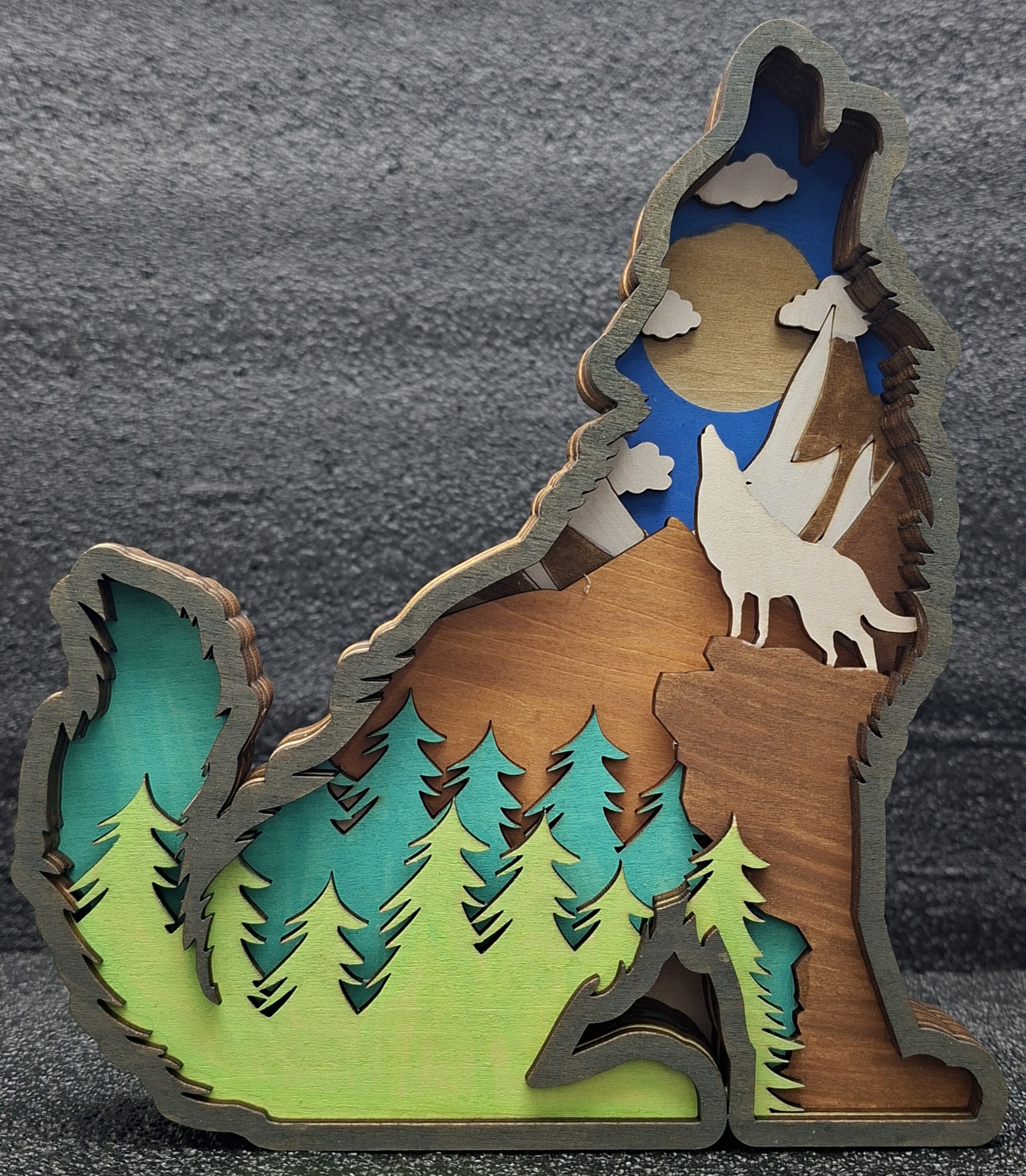 Loup – Bois Multicouches – Image 3