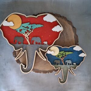 Éléphant Bois – Multicouches