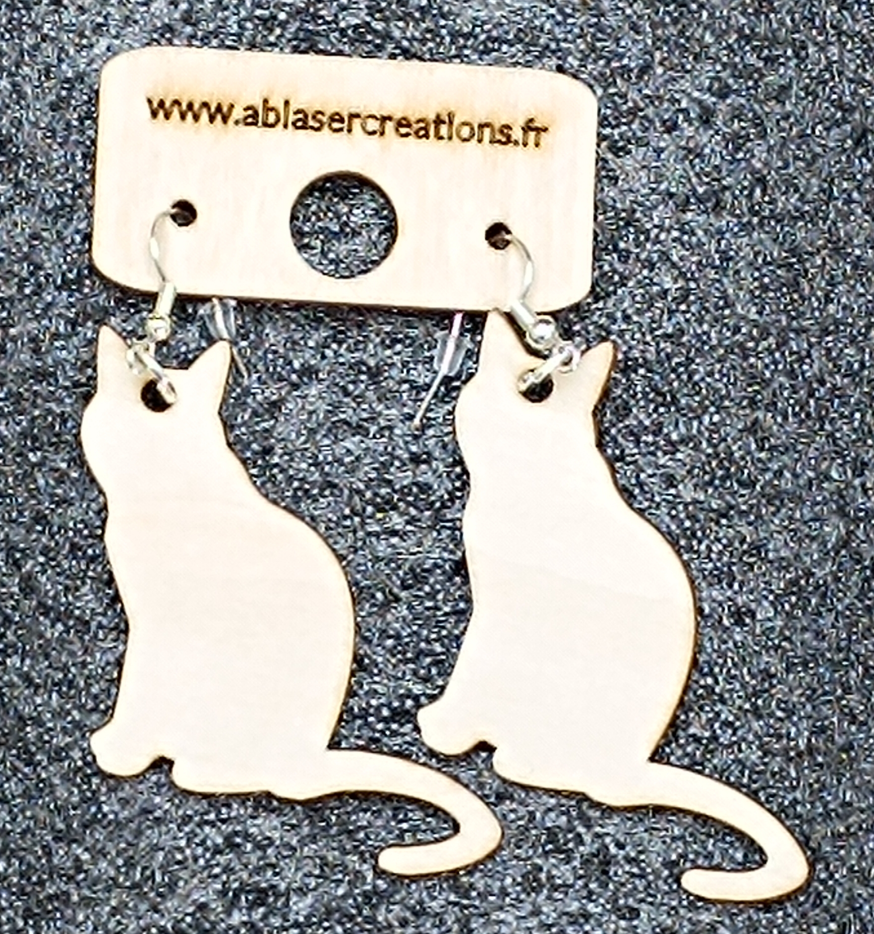 Boucles d’Oreilles Animaux en Bois – Image 6