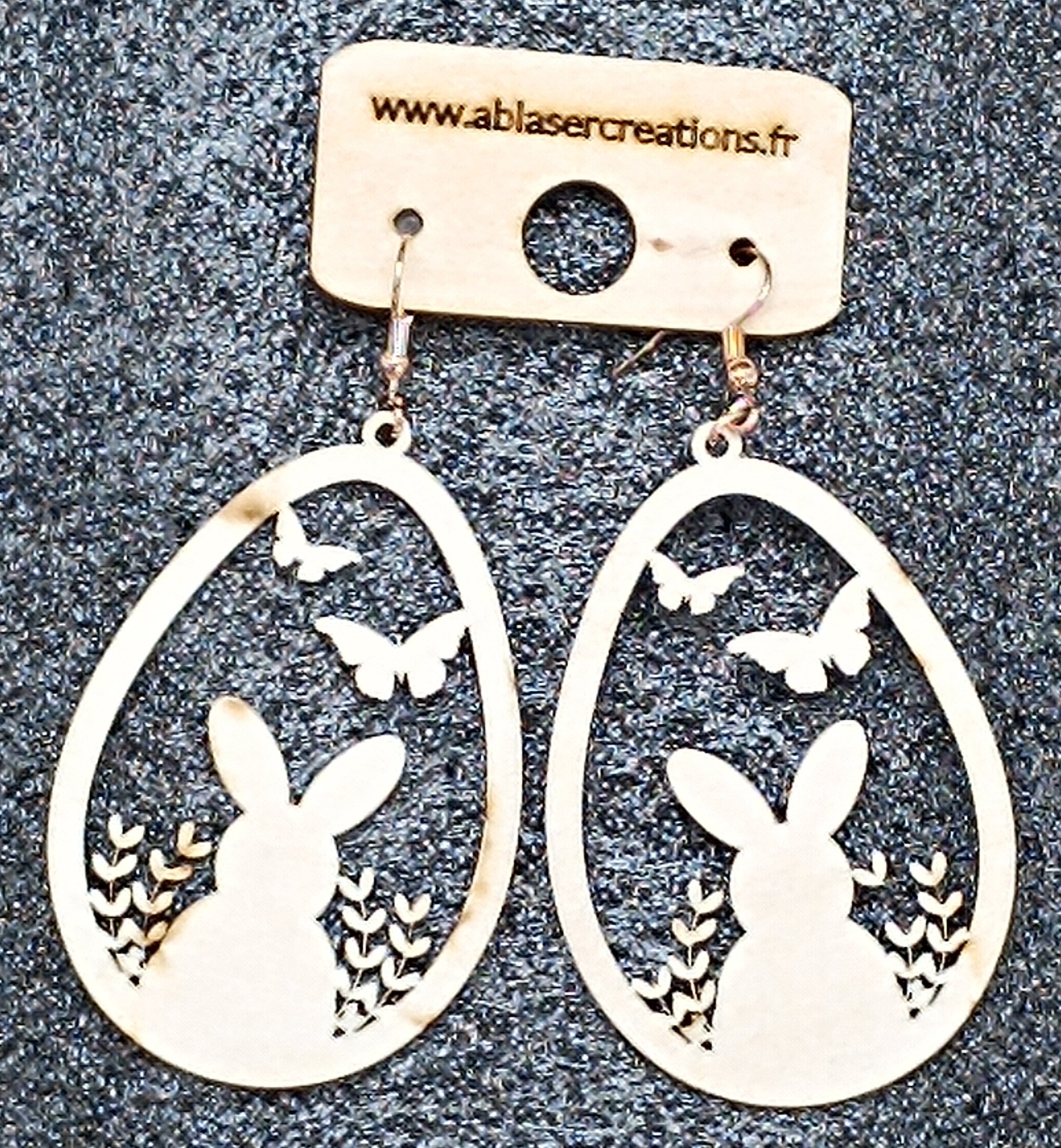 Boucles d’Oreilles Animaux en Bois – Image 7