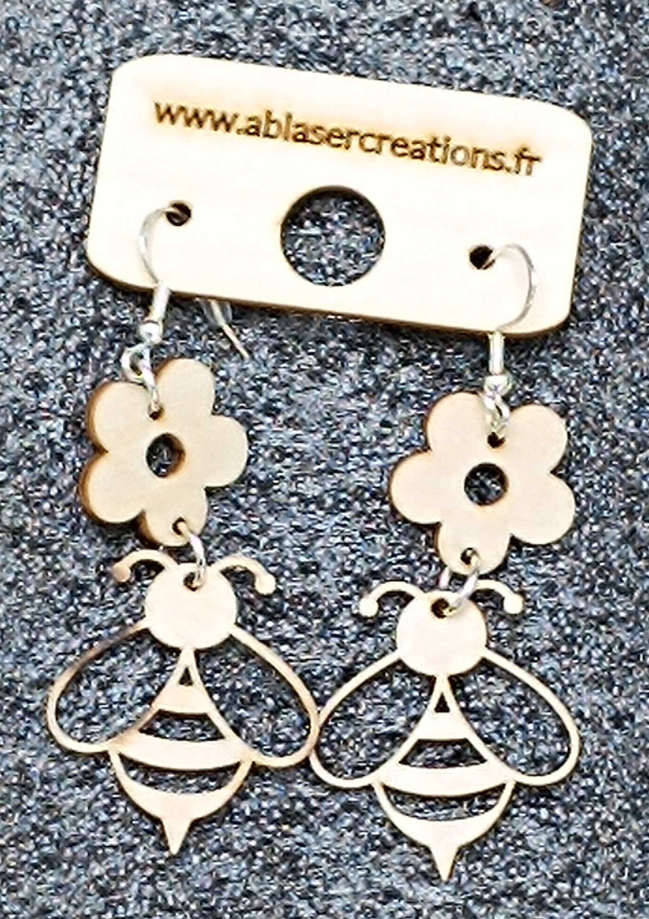 Boucles d’Oreilles en Bois – Image 14