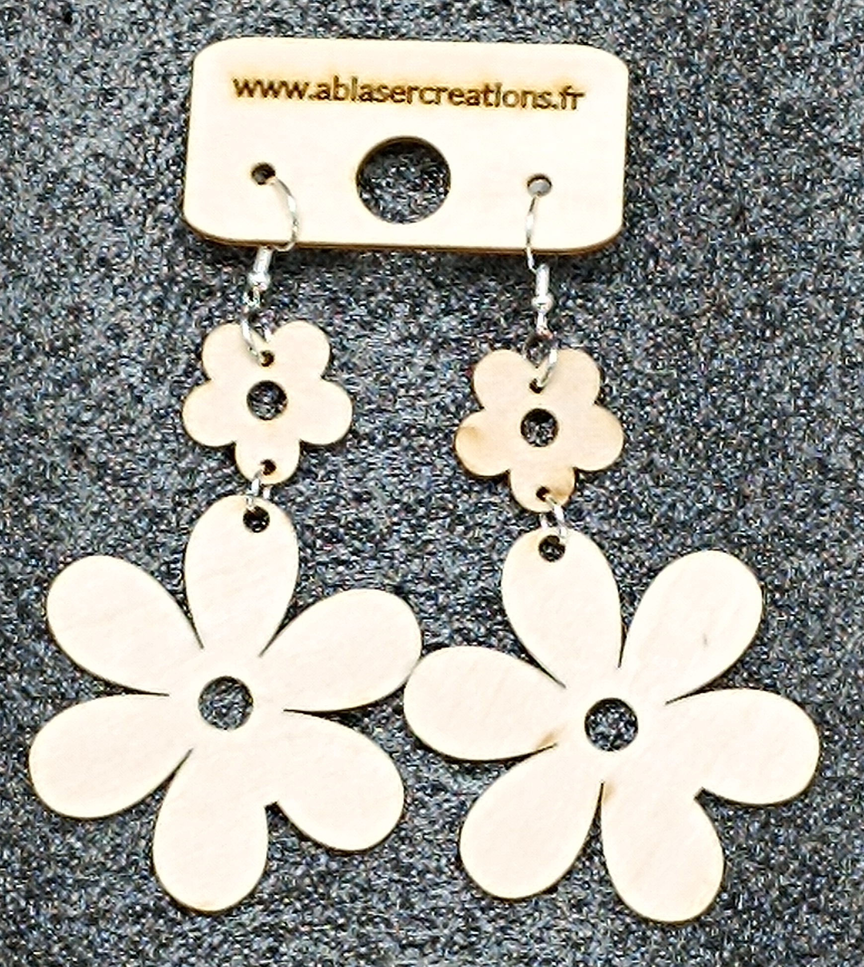Boucles d’Oreilles en Bois – Image 18