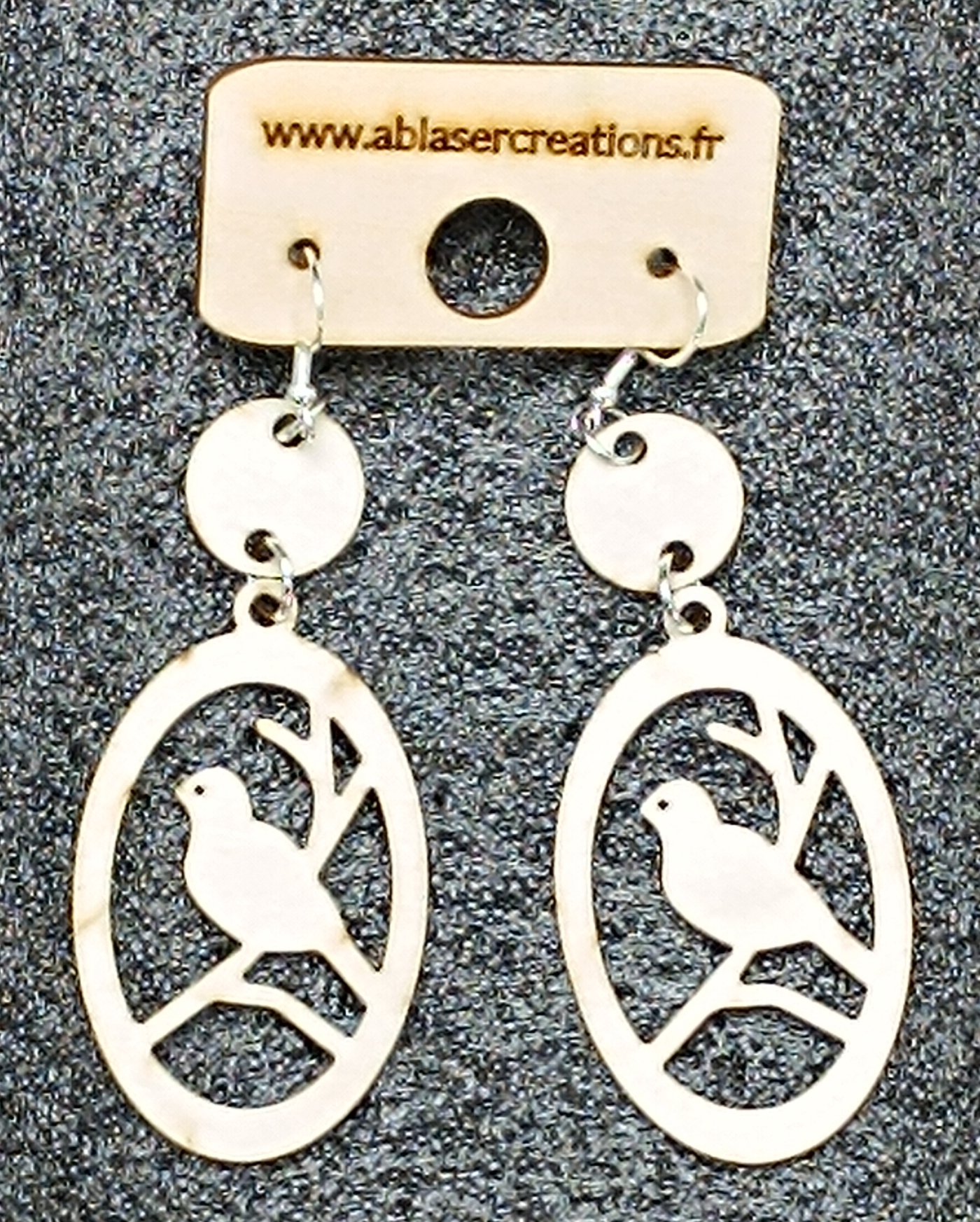 Boucles d’Oreilles en Bois – Image 17