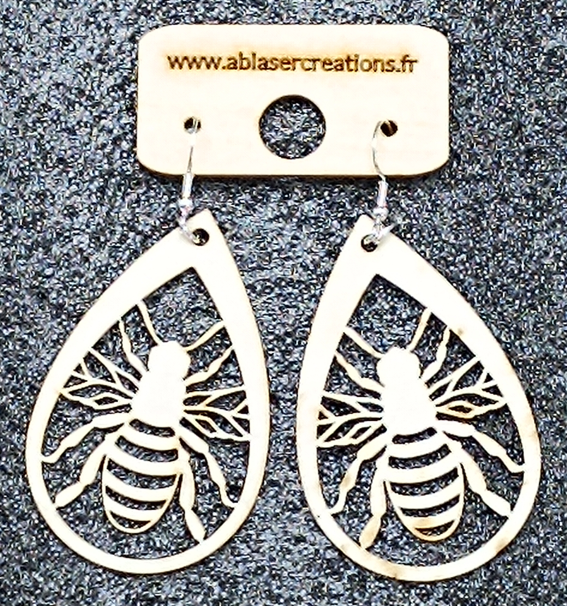 Boucles d’Oreilles en Bois – Image 6