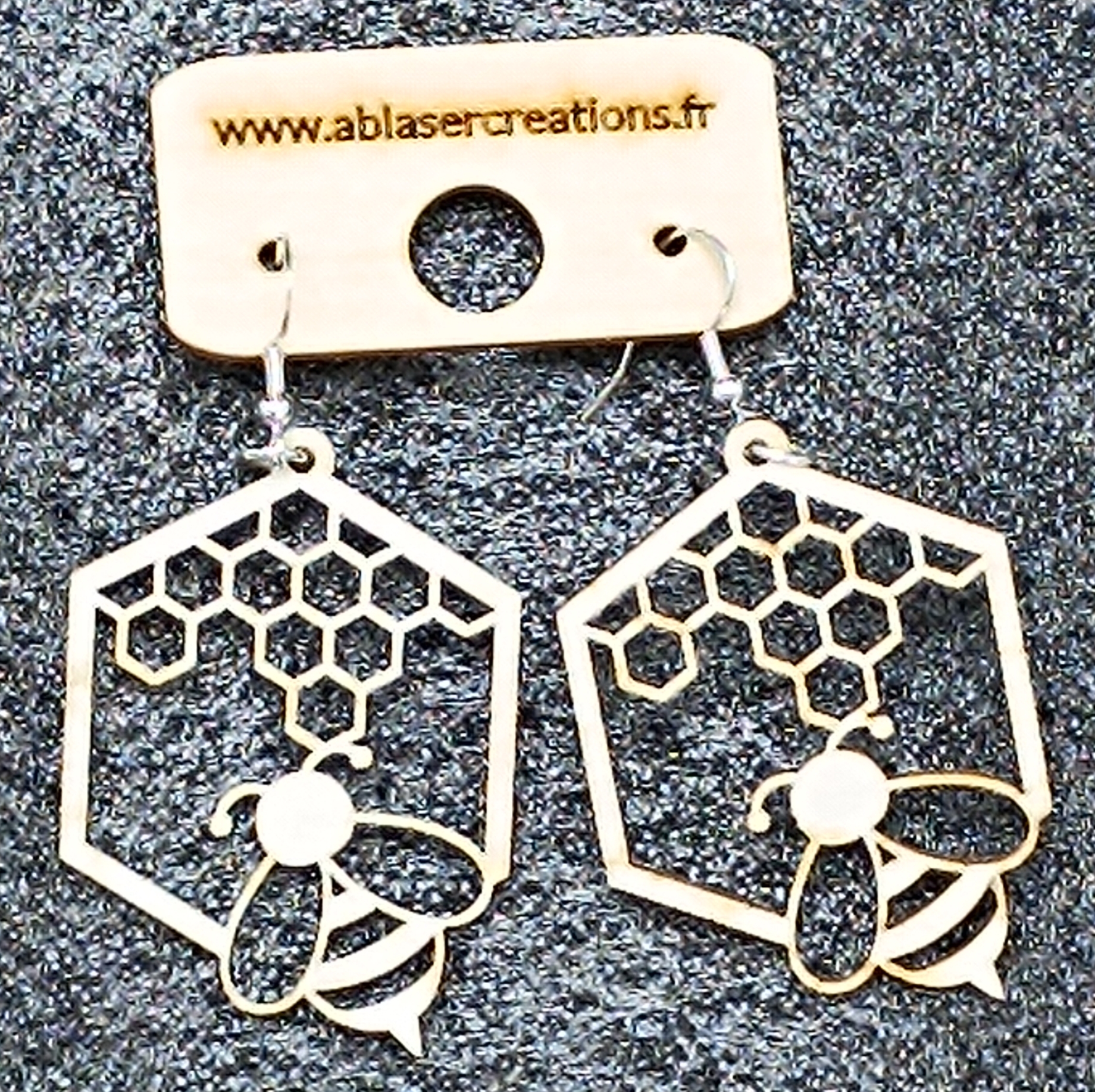 Boucles d’Oreilles en Bois – Image 8