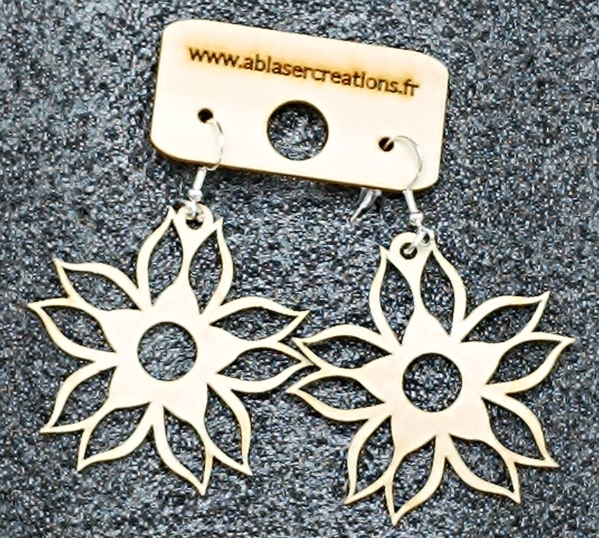 Boucles d’Oreilles en Bois – Image 5