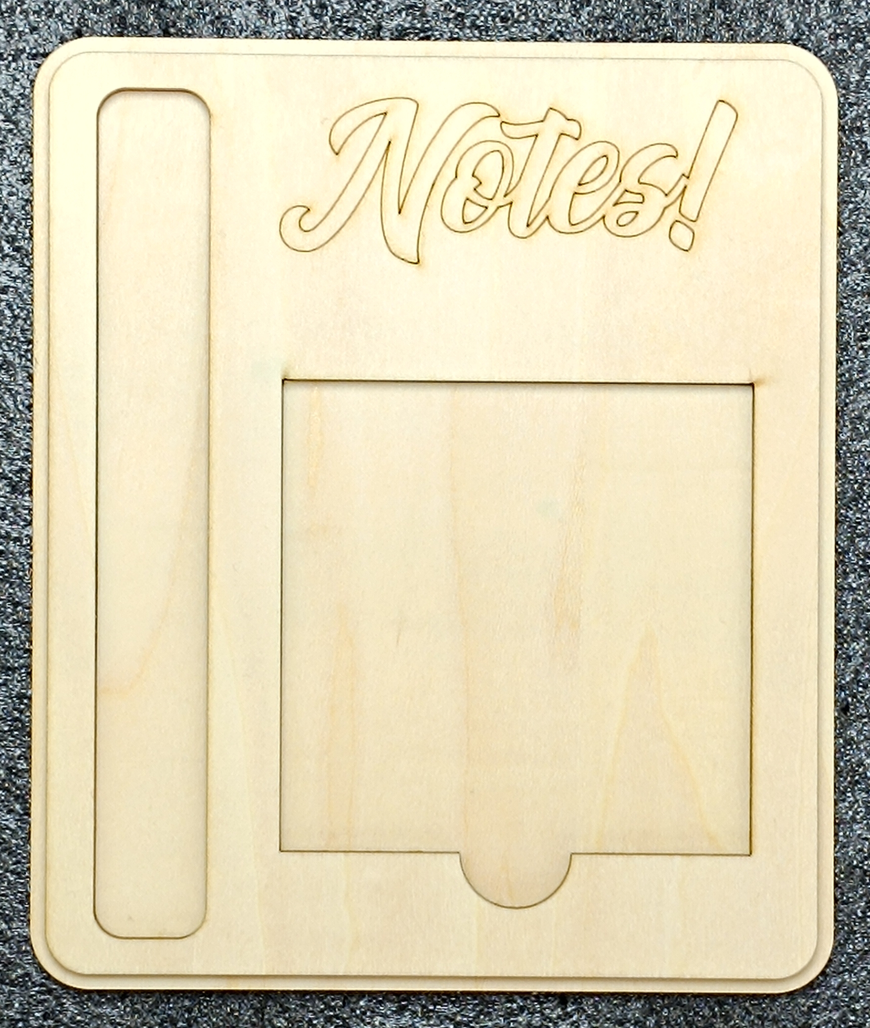 Porte Bloc-Notes en Bois – Image 2