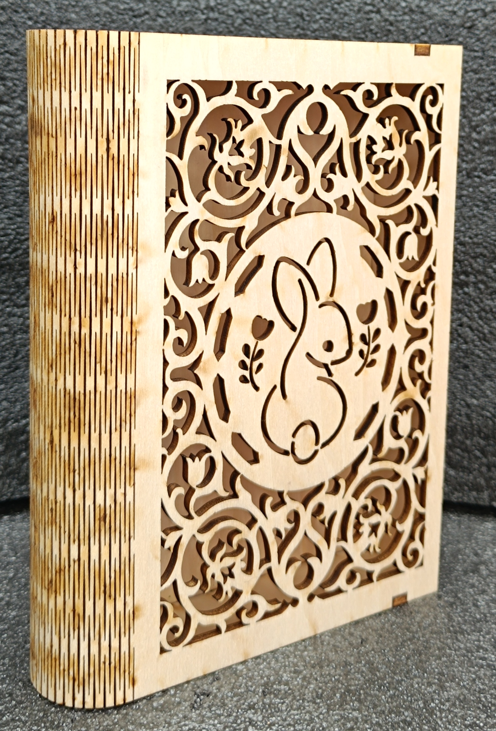 Boîte Livre Lapin en Bois – Image 2