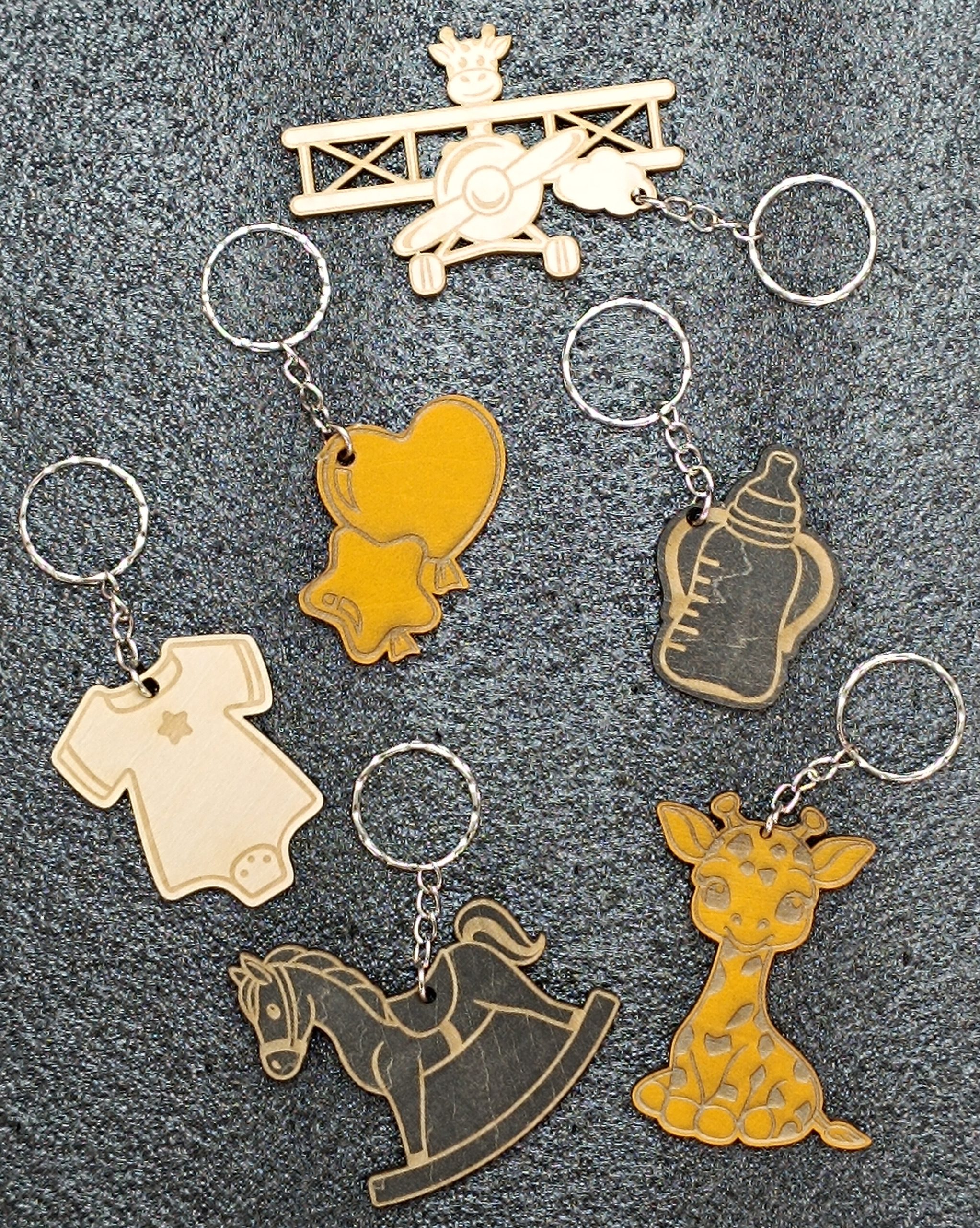 Porte-clés en Bois – Spécial Naissance & Douceur Enfance – Image 3