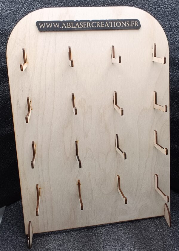 Présentoir en Bois pour Porte-Clés