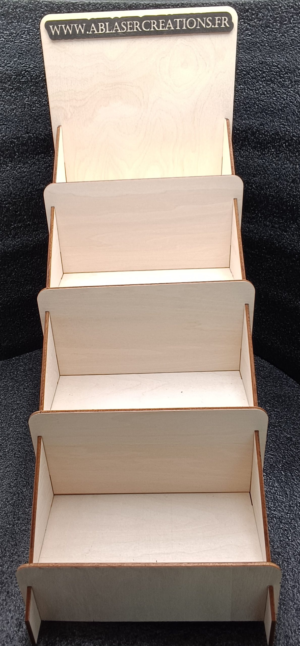 Présentoir en Bois pour Cartes Postales