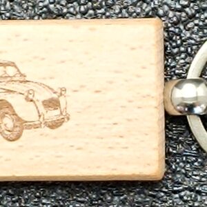 Porte-Clé Citroën 2CV en Bois