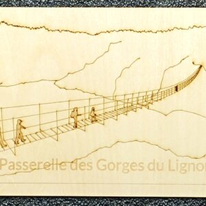 Carte postale Passerelle des Gorges du Lignon