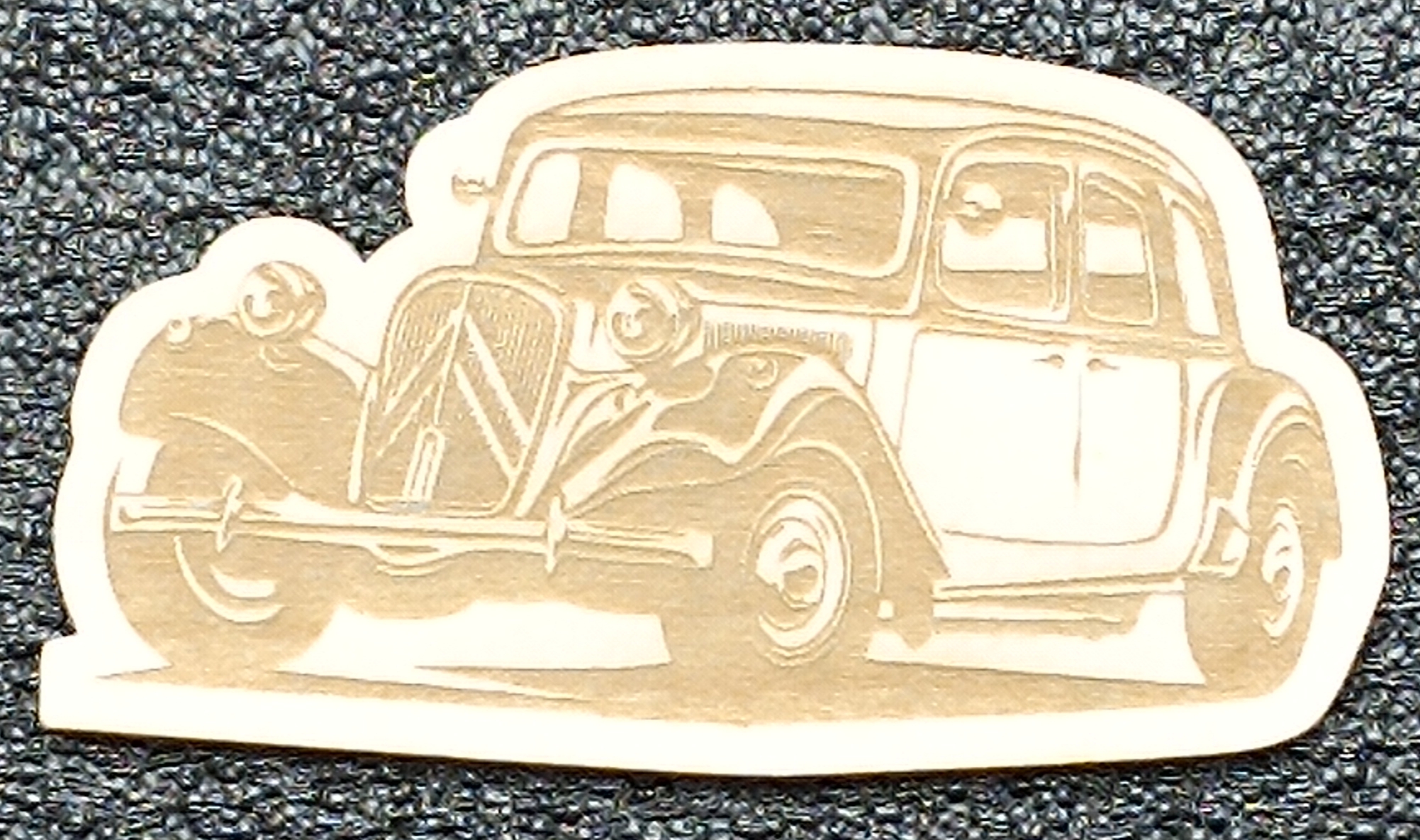 Magnet Citroën Traction en Bois