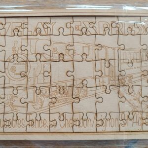 Puzzle Format Carte postale Petit Train Velay express en bois