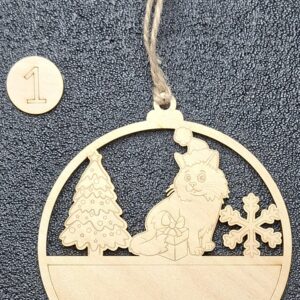 Boules de Noël en bois personnalisables