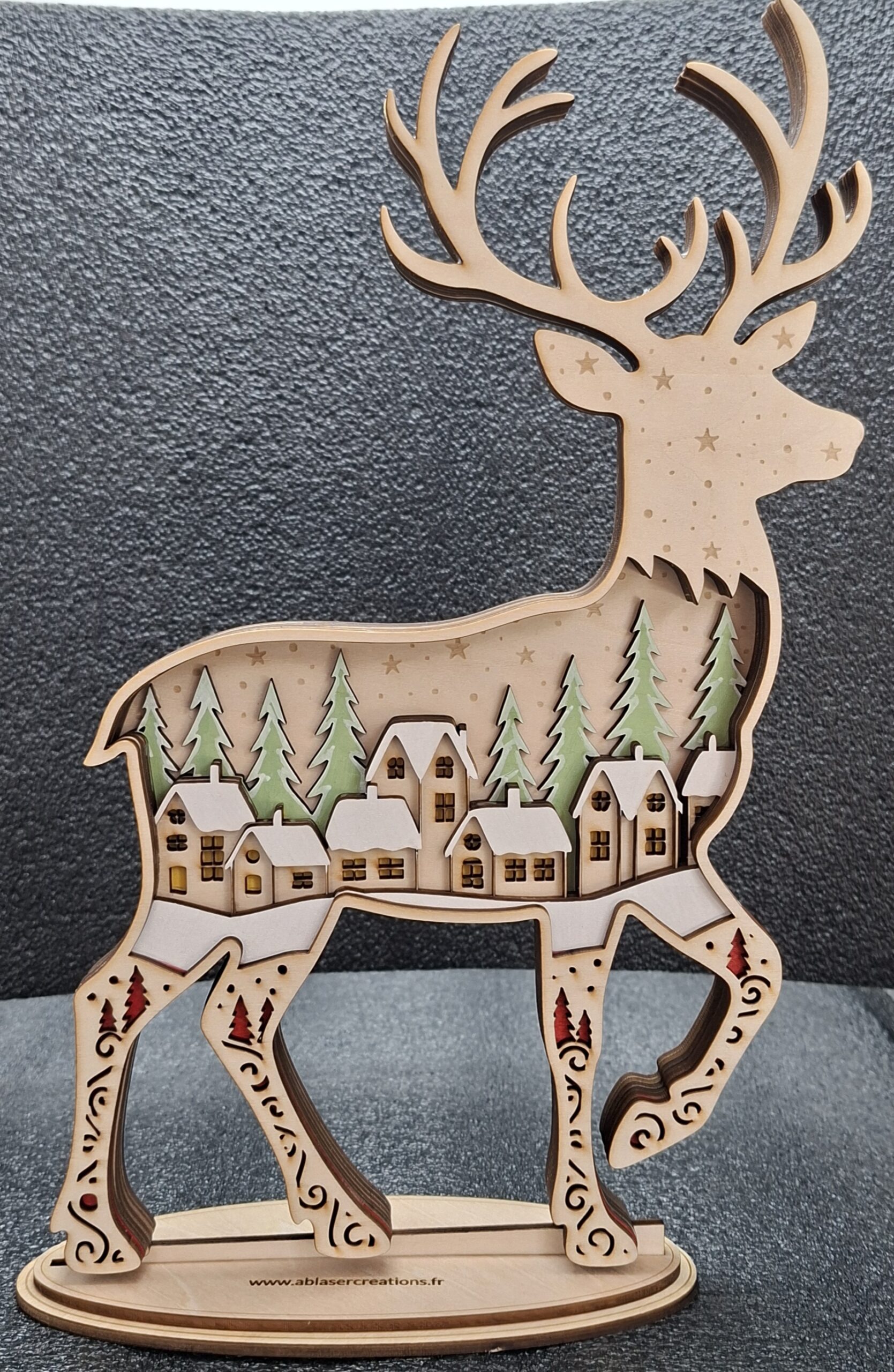 Cerf bois multicouches – Image 2