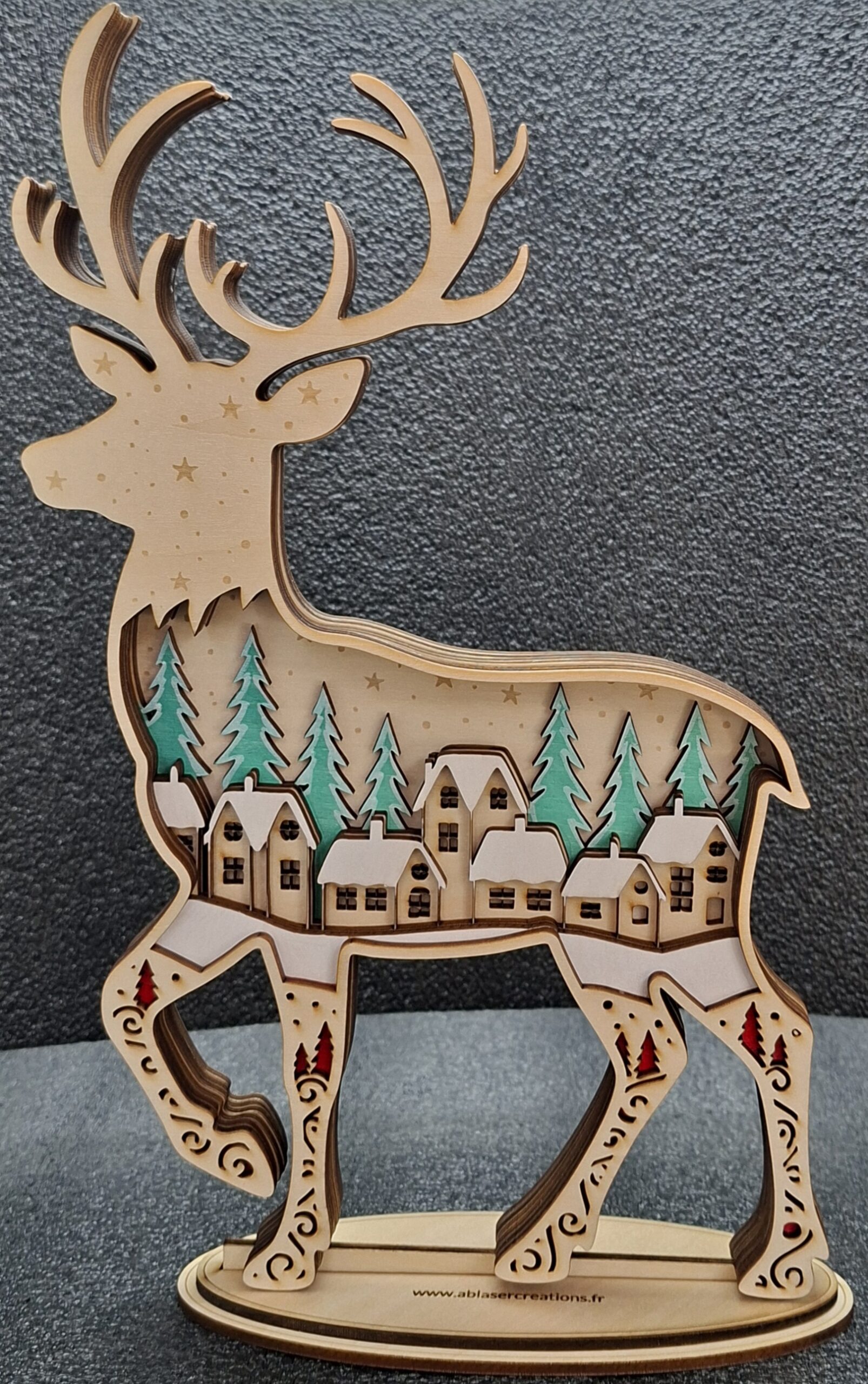 Cerf bois multicouches – Image 3