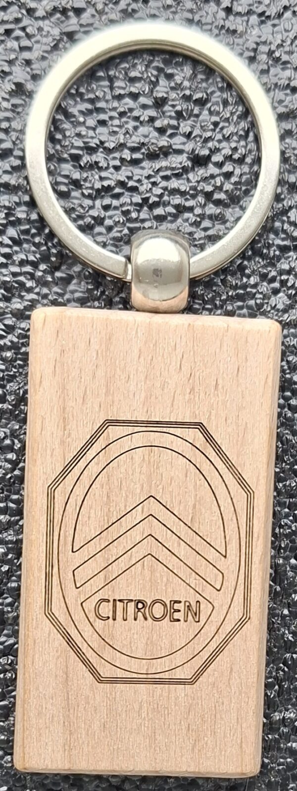 Porte-clés Citroën en bois 