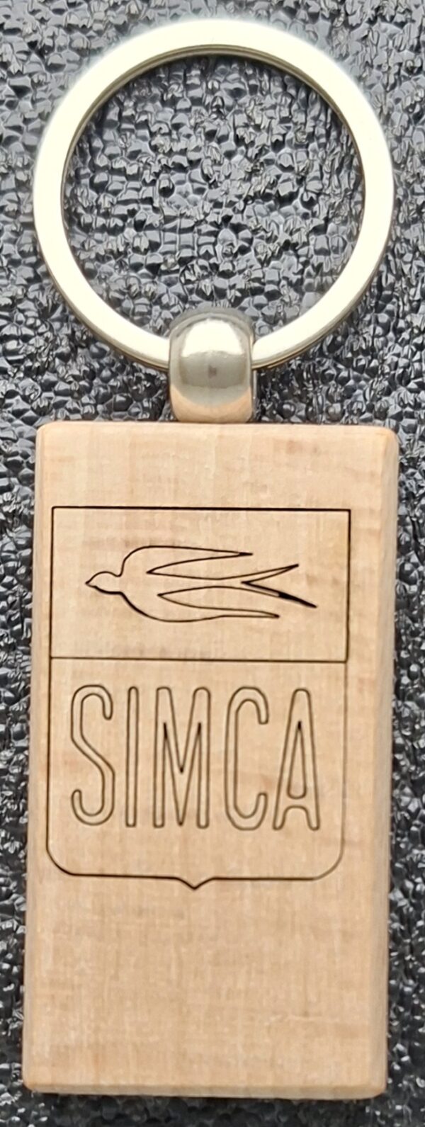 Porte-clés SIMCA en bois 