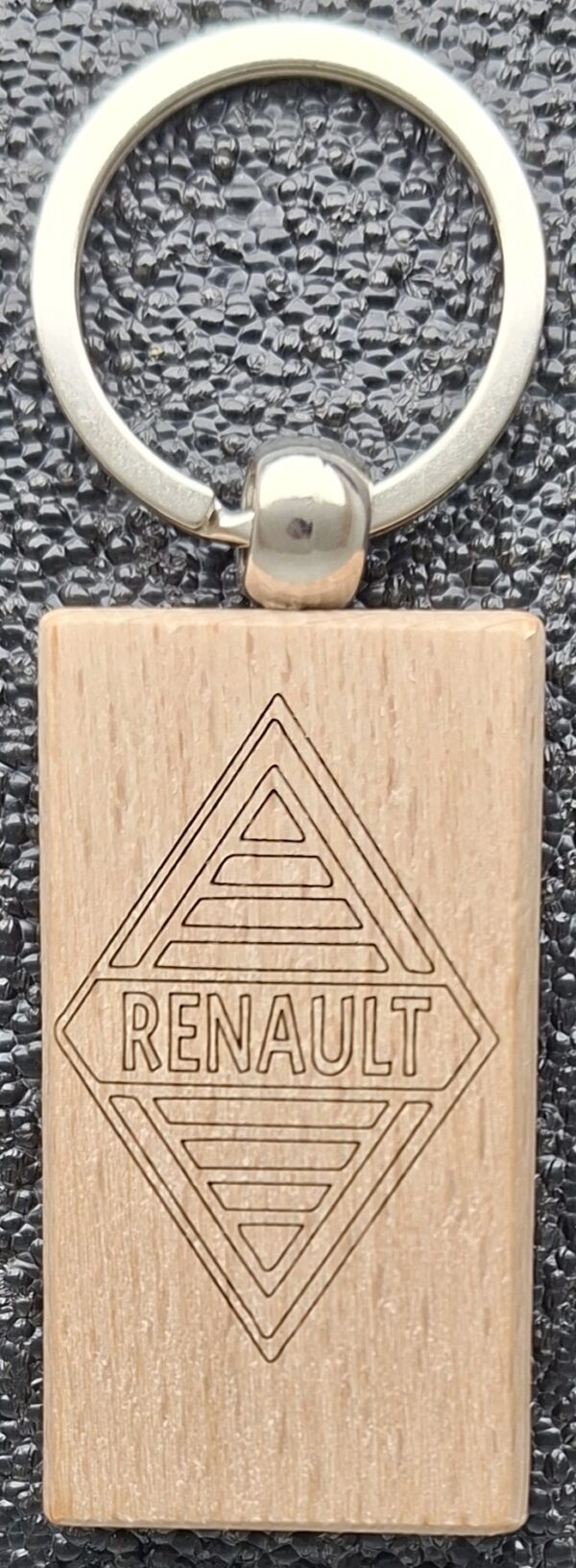 Porte-clés Renault en bois 