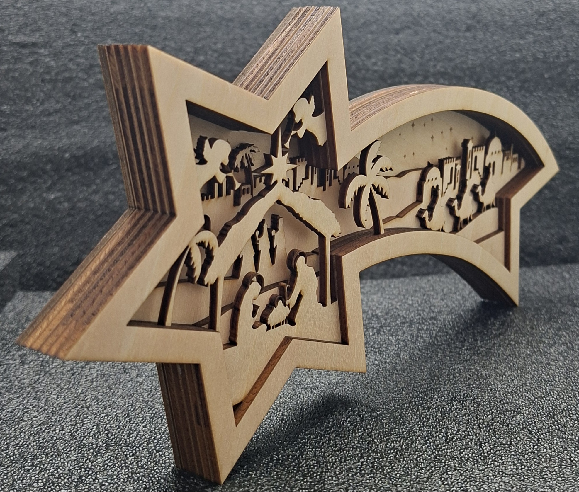 Étoile filante bois – multicouches – Image 2