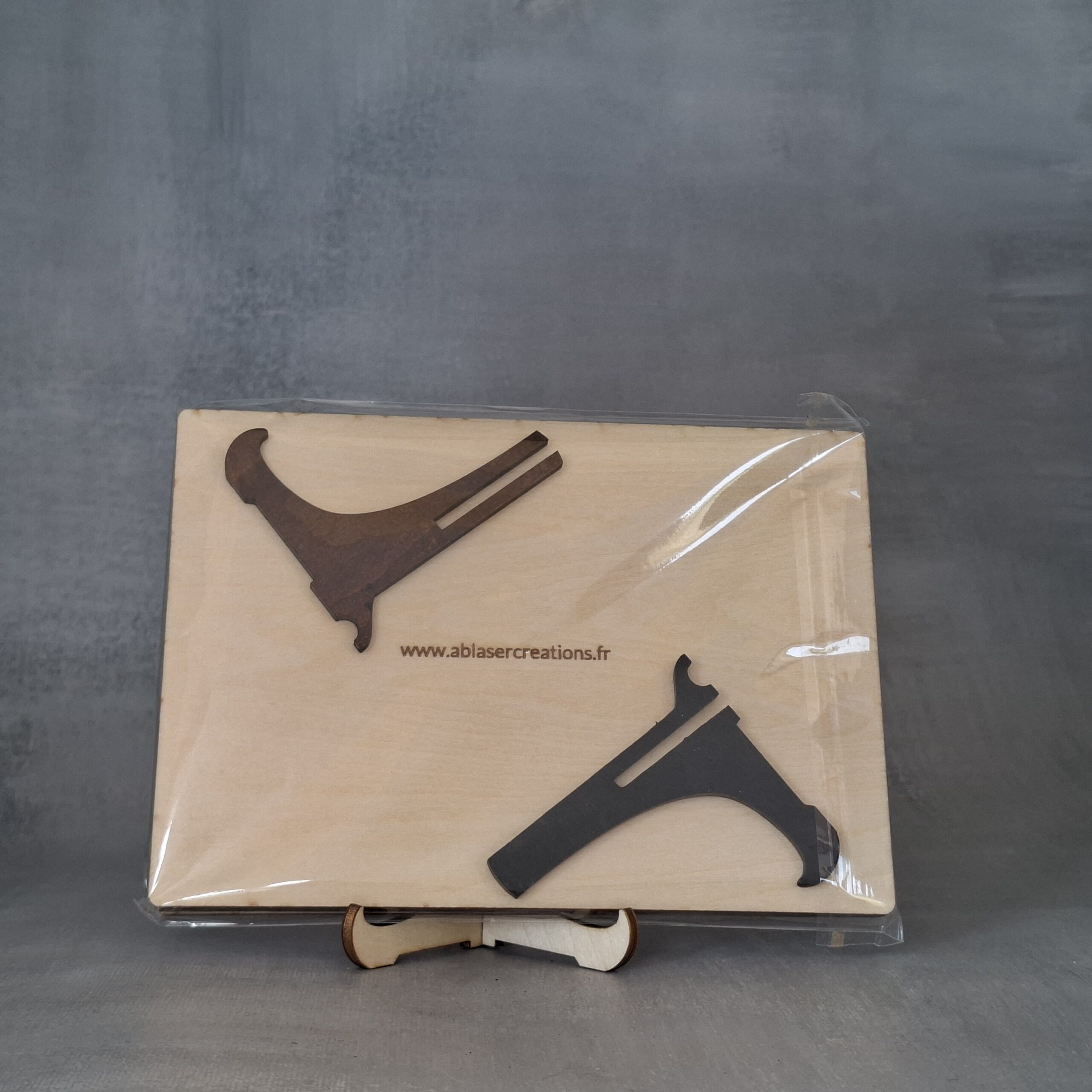 Cadre Grimpeur 3D en bois – Image 2