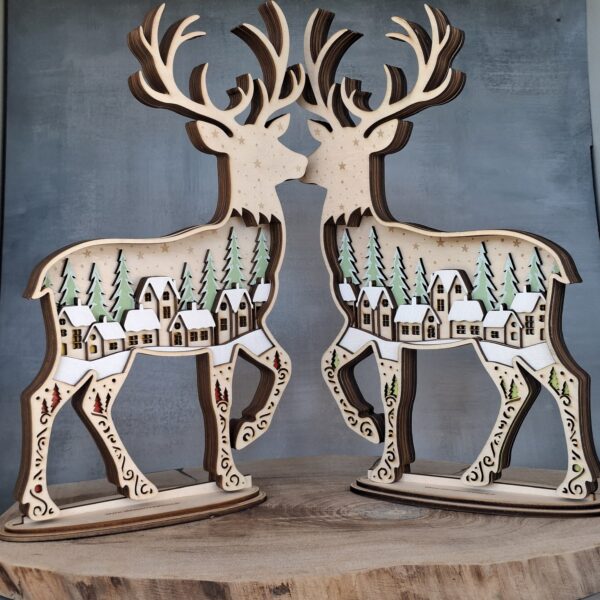 Cerf bois multicouches