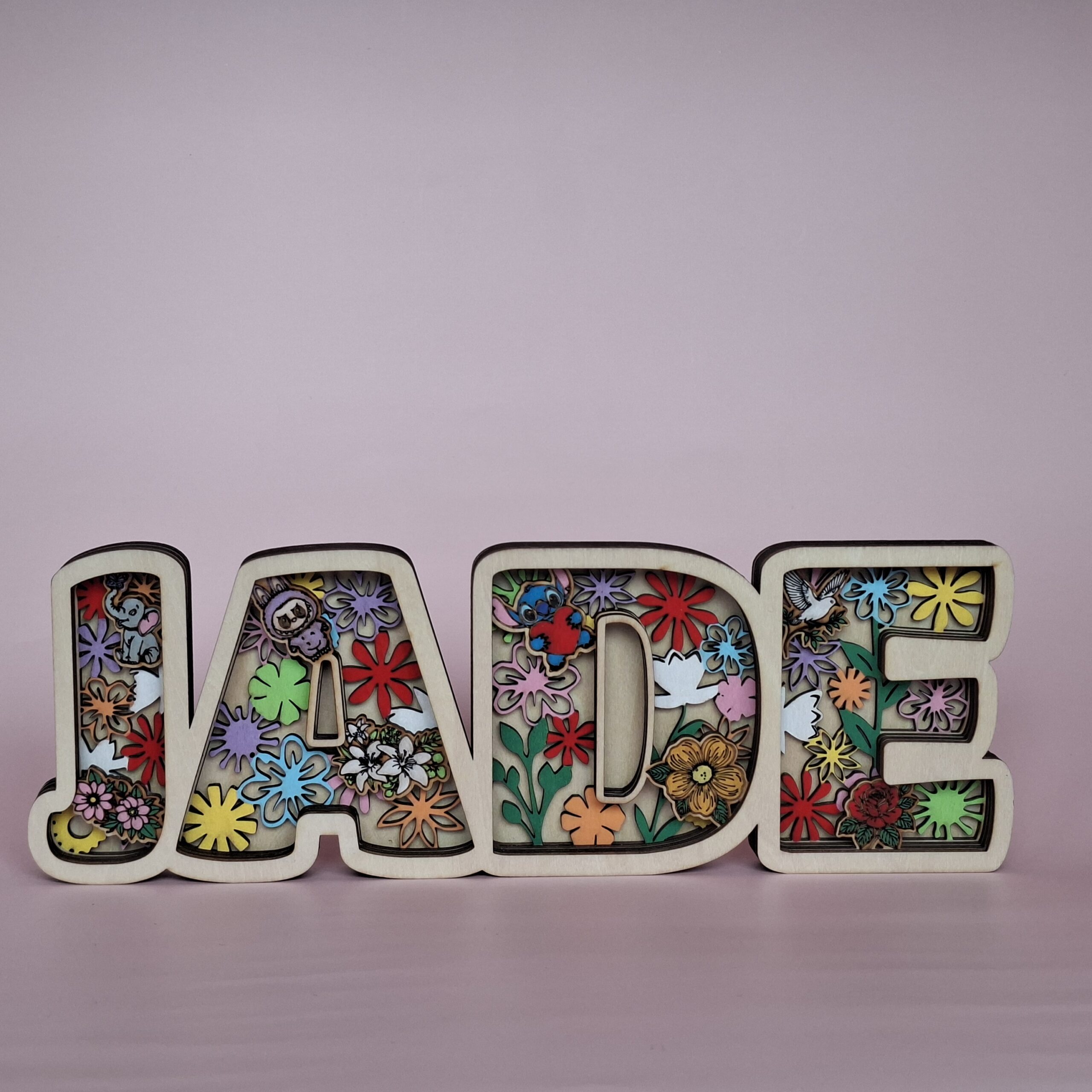Prénom en bois JADE – Image 2