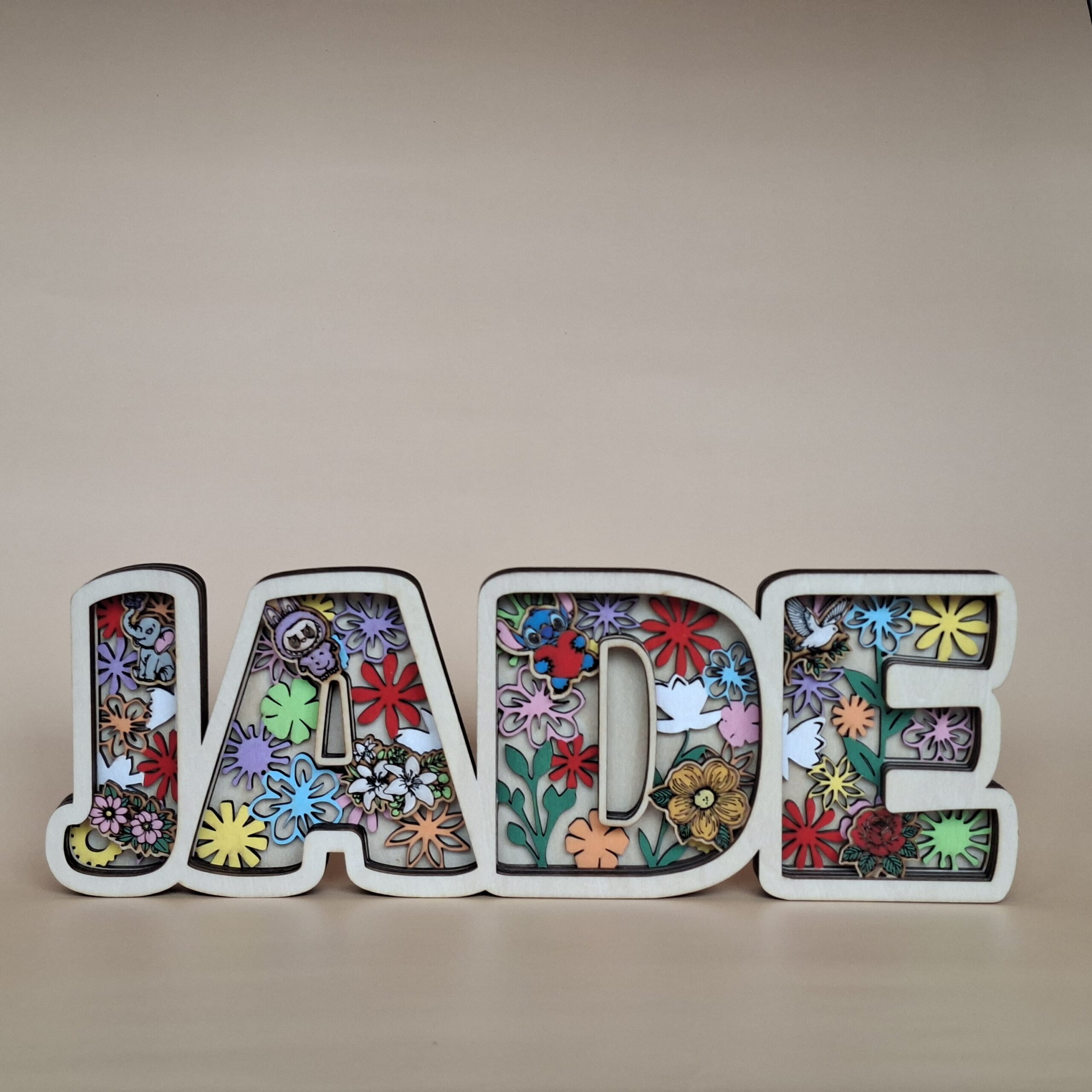 Prénom en bois JADE – Image 4