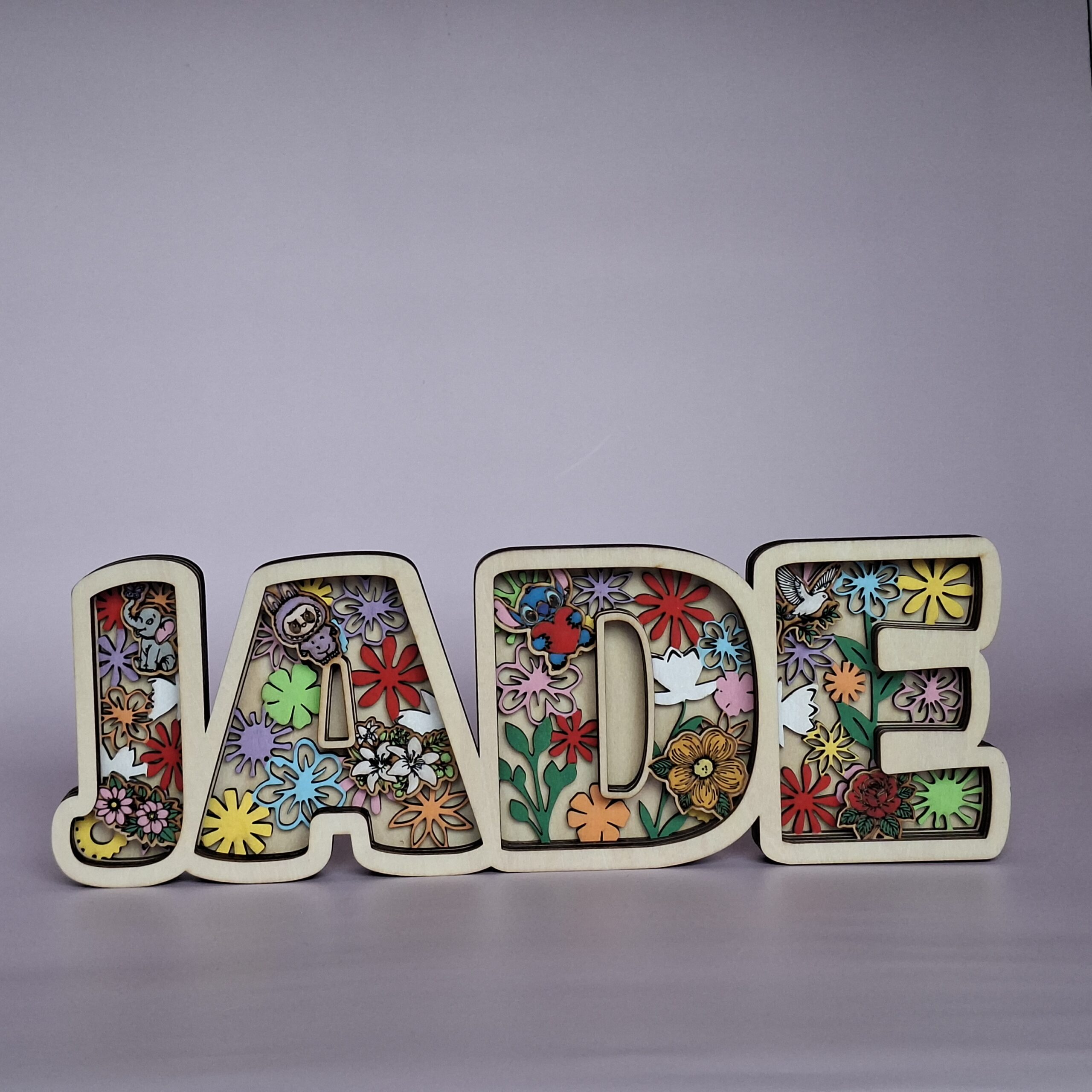 Prénom en bois JADE – Image 3