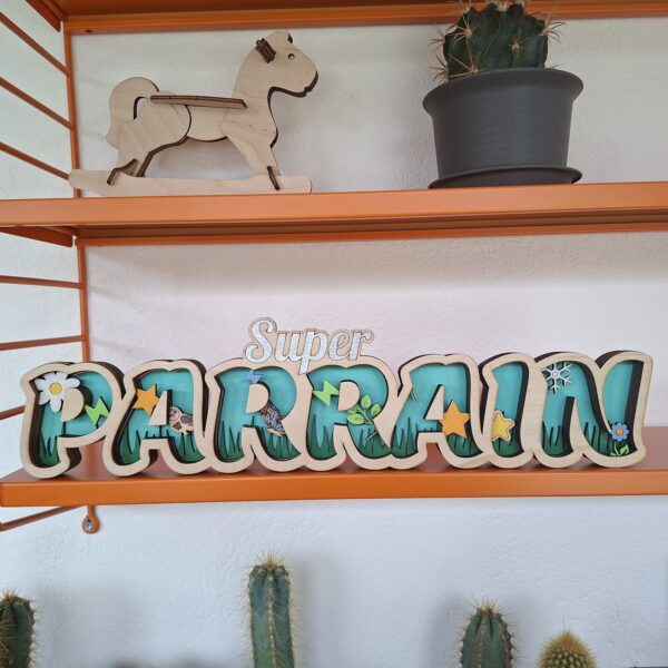 PARRAIN en bois multicouche 3D