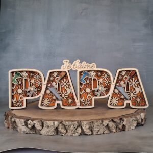 PAPA en bois multicouche 3D