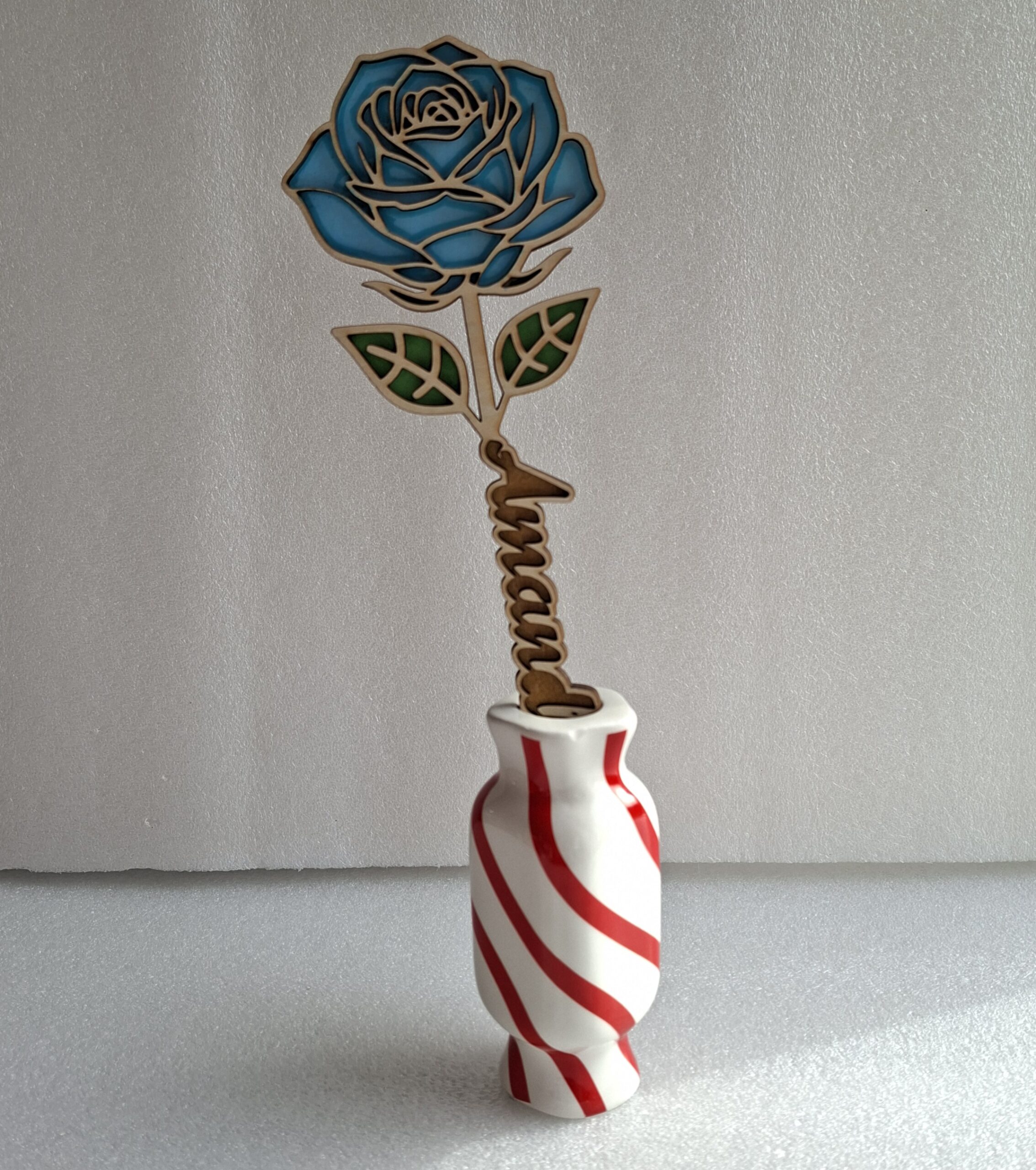Fleur en bois – Amandine