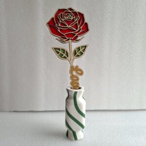 Fleur en bois – LOVE