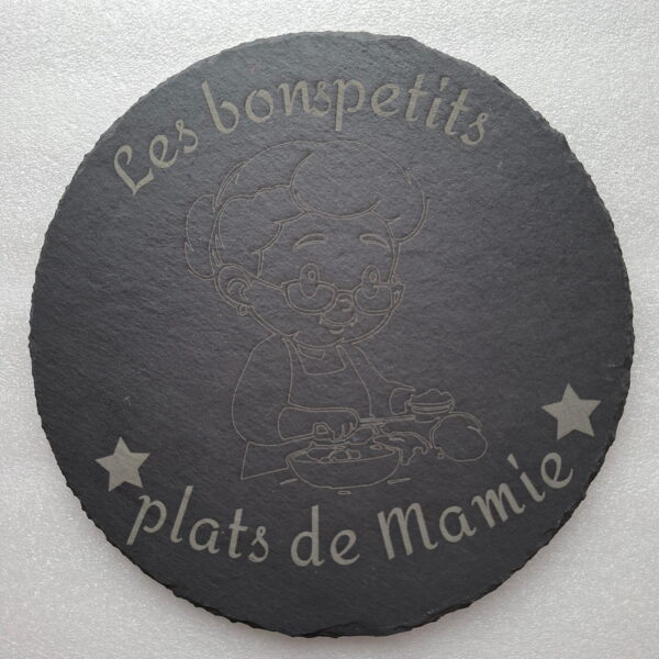 Les bons petits plats de mamie Ardoise ronde