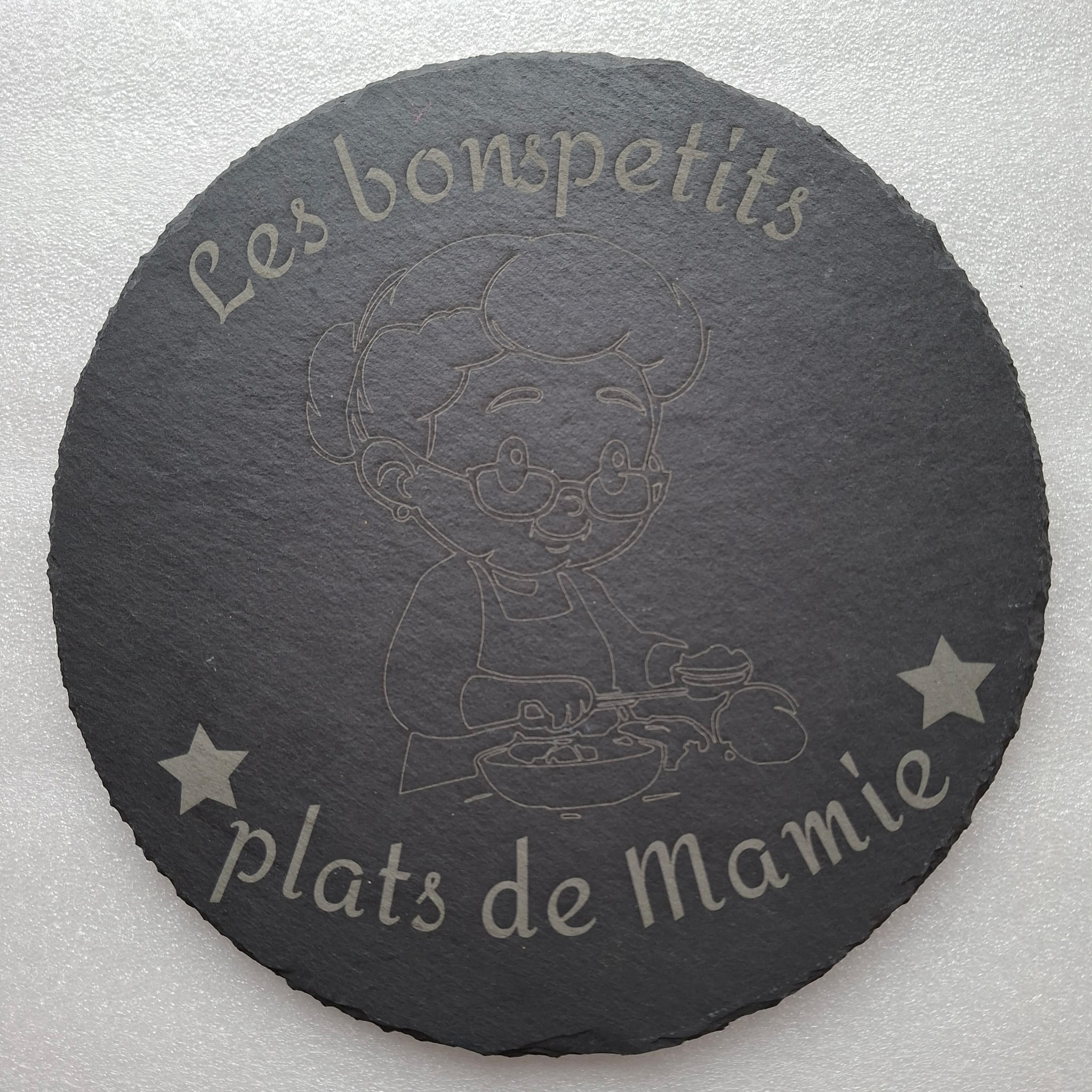 Les bons petits plats de mamie Ardoise ronde