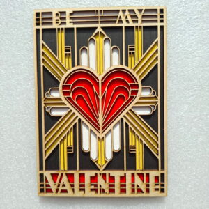 Cadre Valentine décoratif en bois