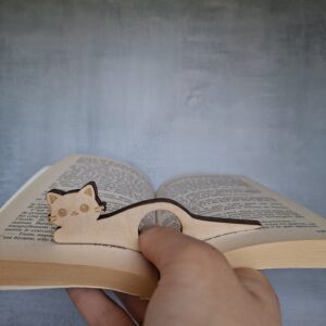 Bague de lecture Chat en bois