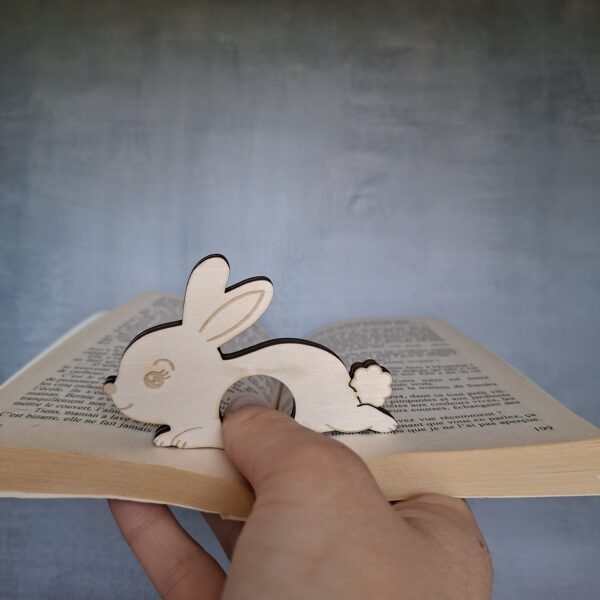Bague de Lecture Lapin en bois