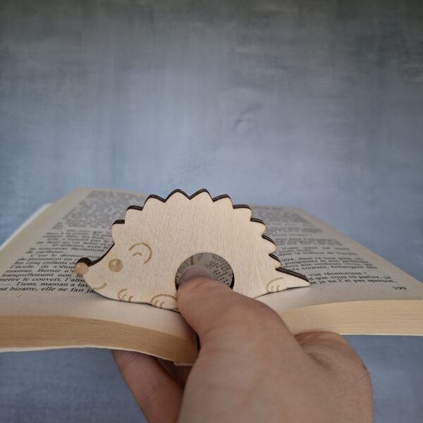 Bague de Lecture Hérisson en bois