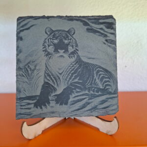 Gravure d’un Tigre Petite ardoise