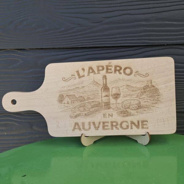 Planche En Hêtre 36 x 16 L'apéros en Auvergne
