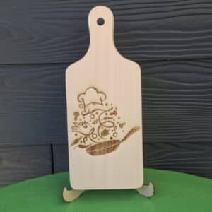 Planche en Hêtre 28 x 12 Motif Cuisine