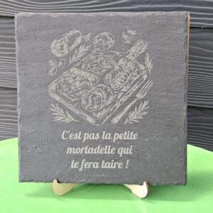 Gravure Charcuterie Ardoise Carré