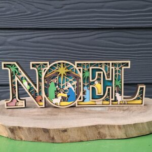 Décoration de Noël en bois multicouche